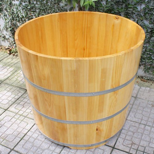 Bồn tắm gỗ Thông tròn